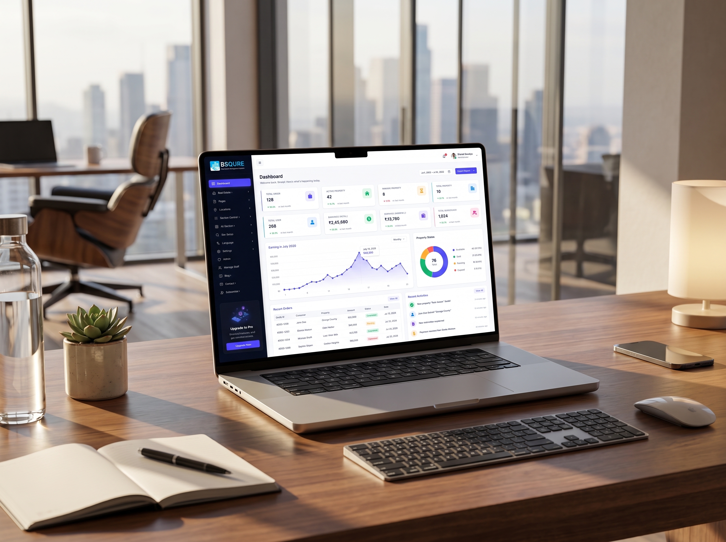 BSQURE CRM Mockup
